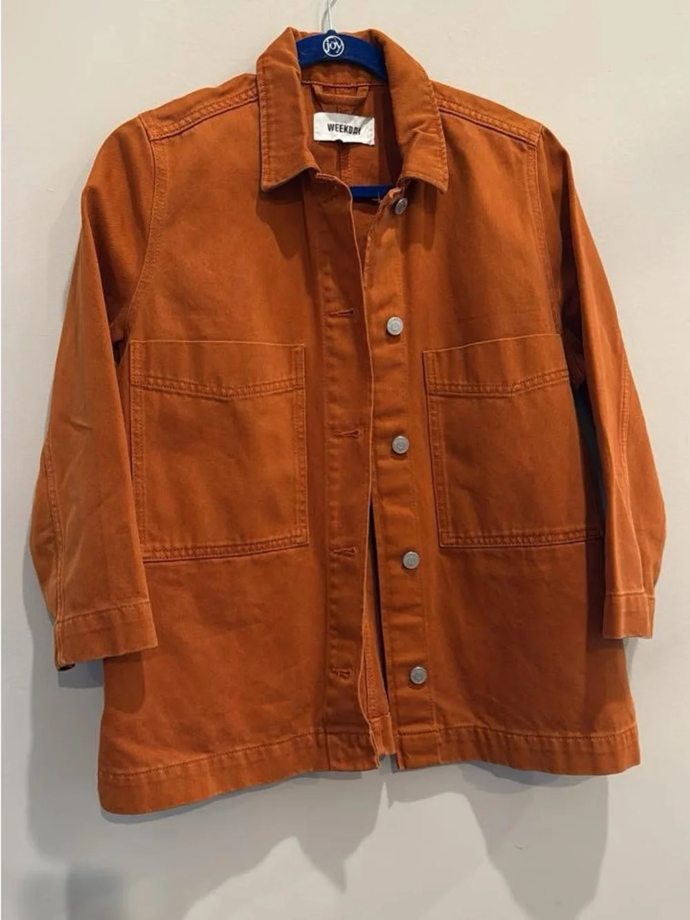 Weekday Rust Orange Utility Jacket - Picture 1 of 1